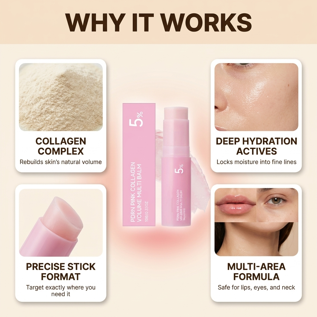 Pink Collagen Volume Balm Stick